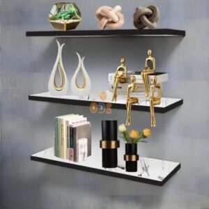 DeepZone AuraWall Shelves – Modern Display with Refined Finish
