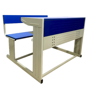 DeepZone Premium Dual Desk Bench – Durable Steel Frame with Powder Coating, Ideal for Schools, Colleges & Coaching Centers