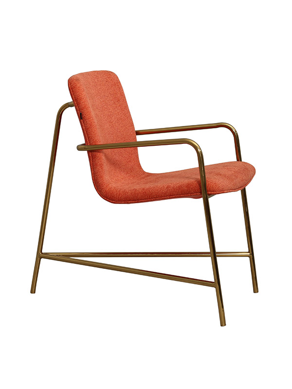 DeepZone Vero Contemporary Armchair – Burnt Orange - Image 5